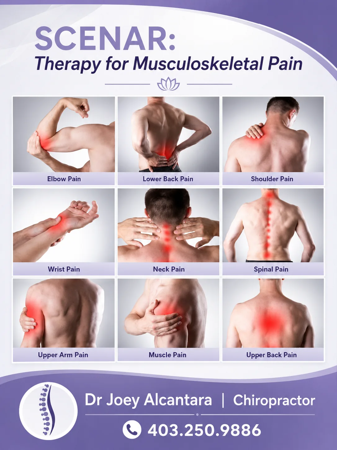 Dr. Joey Alcantara, Scenar Therapy for musculoskeletal pain